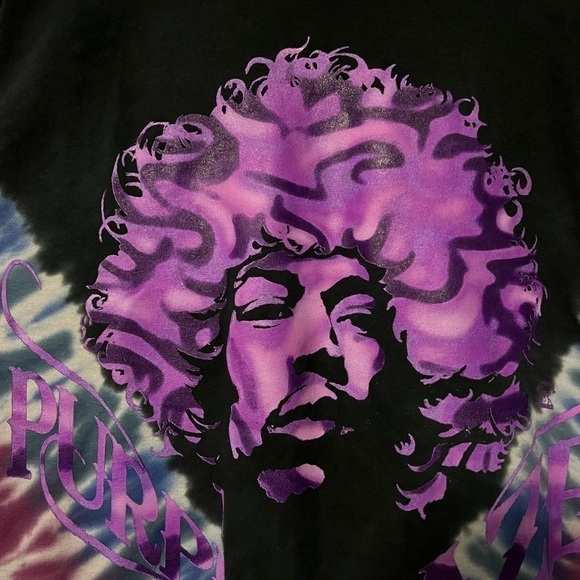 Jimi Hendrix Tie Dye Tee Size Medium NEW - Picture 3 of 5